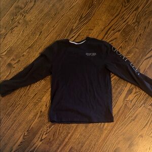 Kids Long Sleeve Graphic Tee - Black